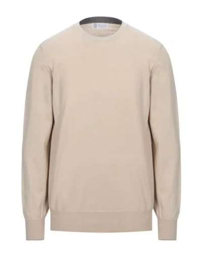 Brunello Cucinelli Sweaters In Beige