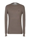 Brooksfield Sweaters In Khaki