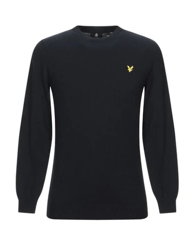 Lyle & Scott Sweaters In Black