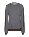Brooksfield Sweaters In Dark Brown