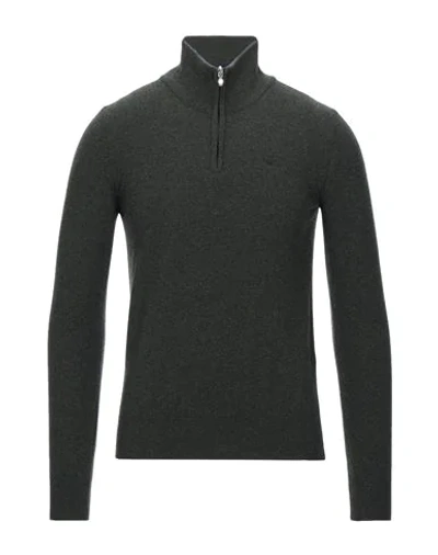 Brooksfield Turtlenecks In Military Green