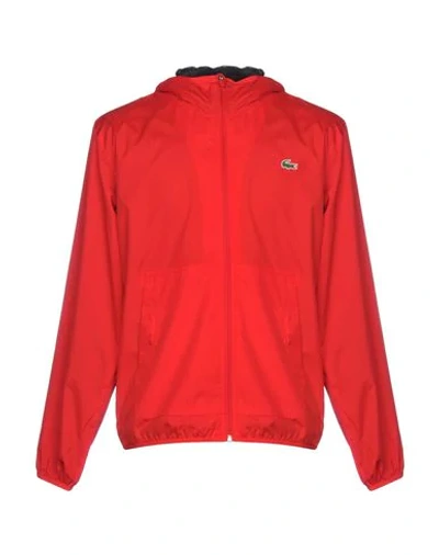 Lacoste Jackets In Red