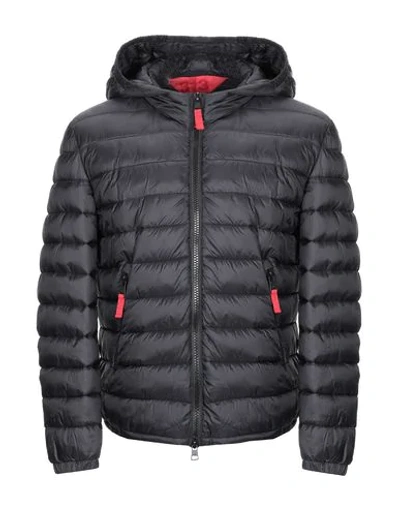 313 Tre Uno Tre Synthetic Down Jackets In Black