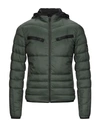 Yes Zee By Essenza Down Jackets In Military Green