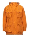 Aspesi Overcoats In Orange