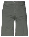 Dondup Denim Shorts In Military Green