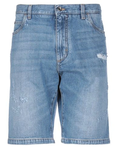 Dolce & Gabbana Denim Shorts In Blue