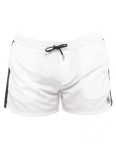 Balmain Swim Trunks In White