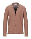 Alpha Studio Suit Jackets In Brown