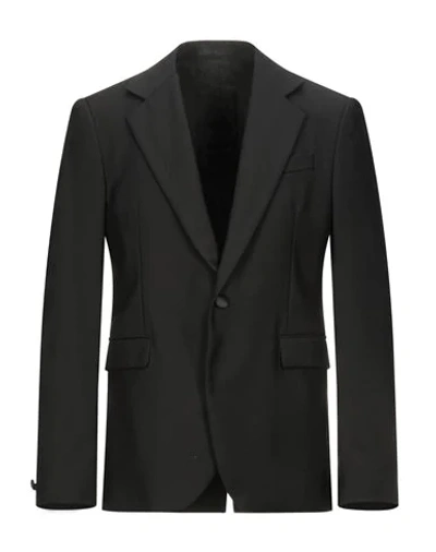 Versace Suit Jackets In Black