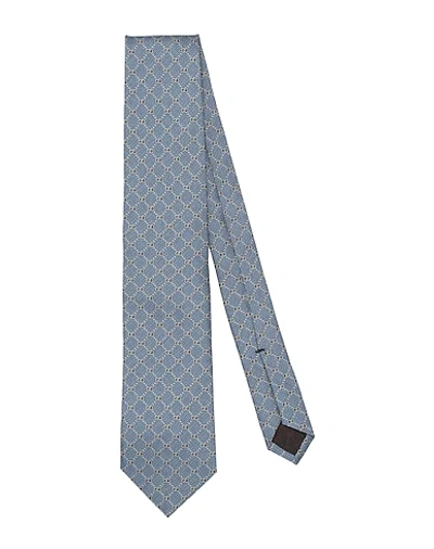 Gucci Tie In Slate Blue