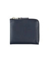 Comme Des Garçons Coin Purses In Dark Blue