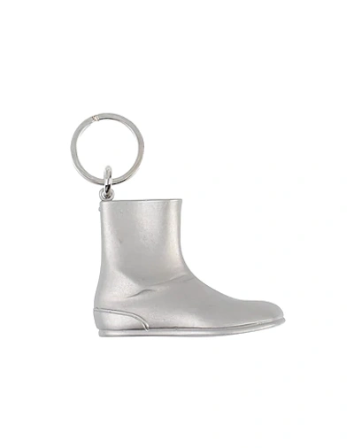 Maison Margiela Key Rings In Grey