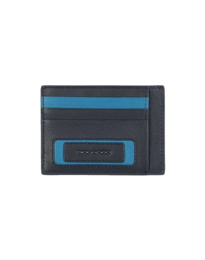 Piquadro Wallets In Dark Blue