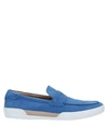 Tod's Loafers In Azure