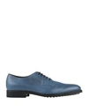 Tod's Lace-up Shoes In Blue