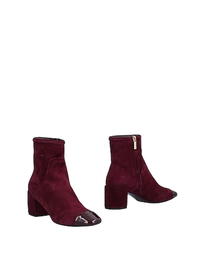 Magli By Bruno Magli Ankle Boots In Deep Purple