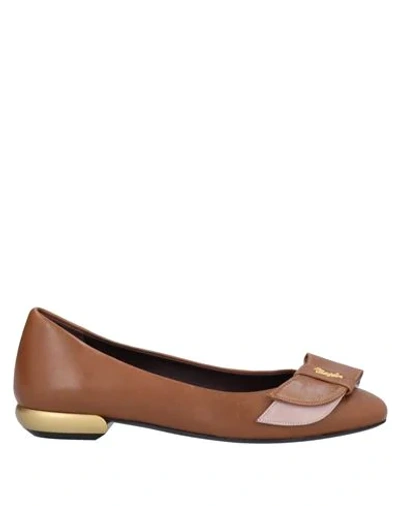 Magli By Bruno Magli Ballet Flats In Camel