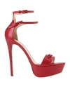 Cesare Paciotti Sandals In Red