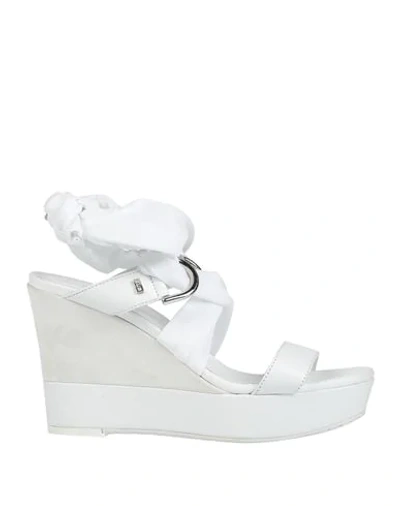 Cesare Paciotti 4us Sandals In White