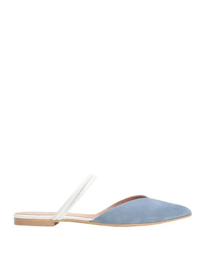 8 BY YOOX 8 BY YOOX SUEDE POINT TOE MULE WOMAN MULES & CLOGS SKY BLUE SIZE 8 GOAT SKIN,17000676NP 15