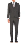 Thom Browne Plain Weave Suit In Dark Grey