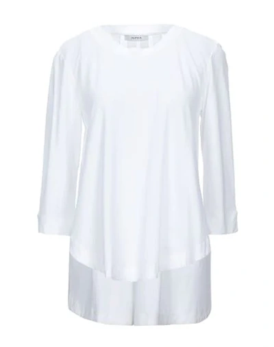 Alpha Studio T-shirts In White