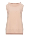 Alpha Studio Tops In Beige