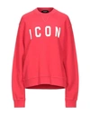 Dsquared2 Sweatshirt In Red