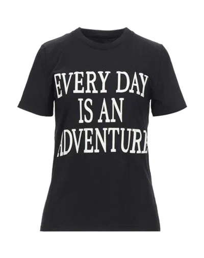 Alberta Ferretti T-shirts In Black