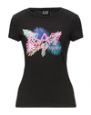 Ea7 T-shirts In Black