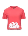 Sundek T-shirts In Coral