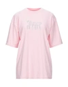Juicy Couture Cotton French Terry T-shirt Dress In Light Pink