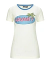 Dolce & Gabbana Yellow Havanity Round Neck Tee Cotton T-shirt In Yellow