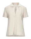 Majestic Polo Shirts In Beige