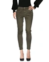Maison Clochard Casual Pants In Military Green