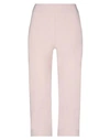 Avenue Montaigne Cropped Pants In Light Pink