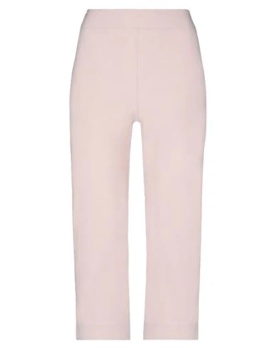 Avenue Montaigne Cropped Pants In Light Pink