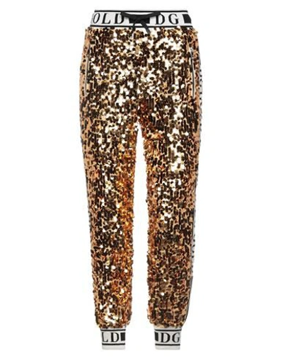 Dolce & Gabbana Pants In Gold