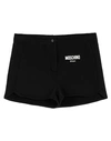 Moschino Woman Shorts & Bermuda Shorts Black Size 10 Cotton