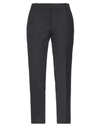 Kiltie Woman Pants Charcoal Size 14 Virgin Wool, Elastane In Steel Grey