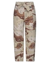 Grazie Woman Pants Sand Size 4 Cotton, Polyamide In Beige