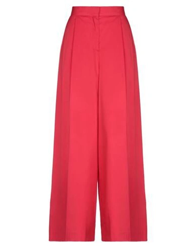 Alberta Tanzini Casual Pants In Red