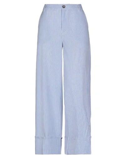 Ganni Casual Pants In Blue