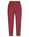 Mason's Casual Pants In Brick Red