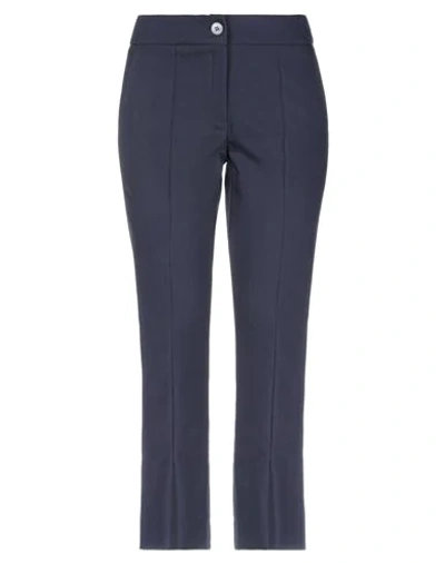 Emme By Marella Casual Pants In Dark Blue