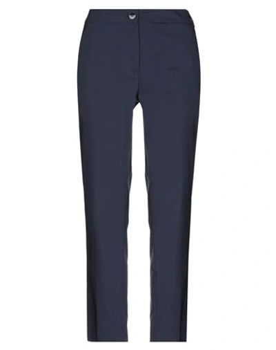 Emme By Marella Casual Pants In Dark Blue