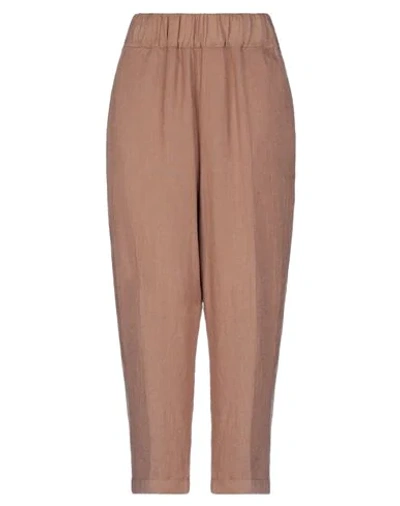 Alessia Santi Pants In Camel