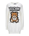 Moschino Short Dresses In Ivory