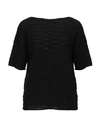 Rossopuro Sweaters In Black